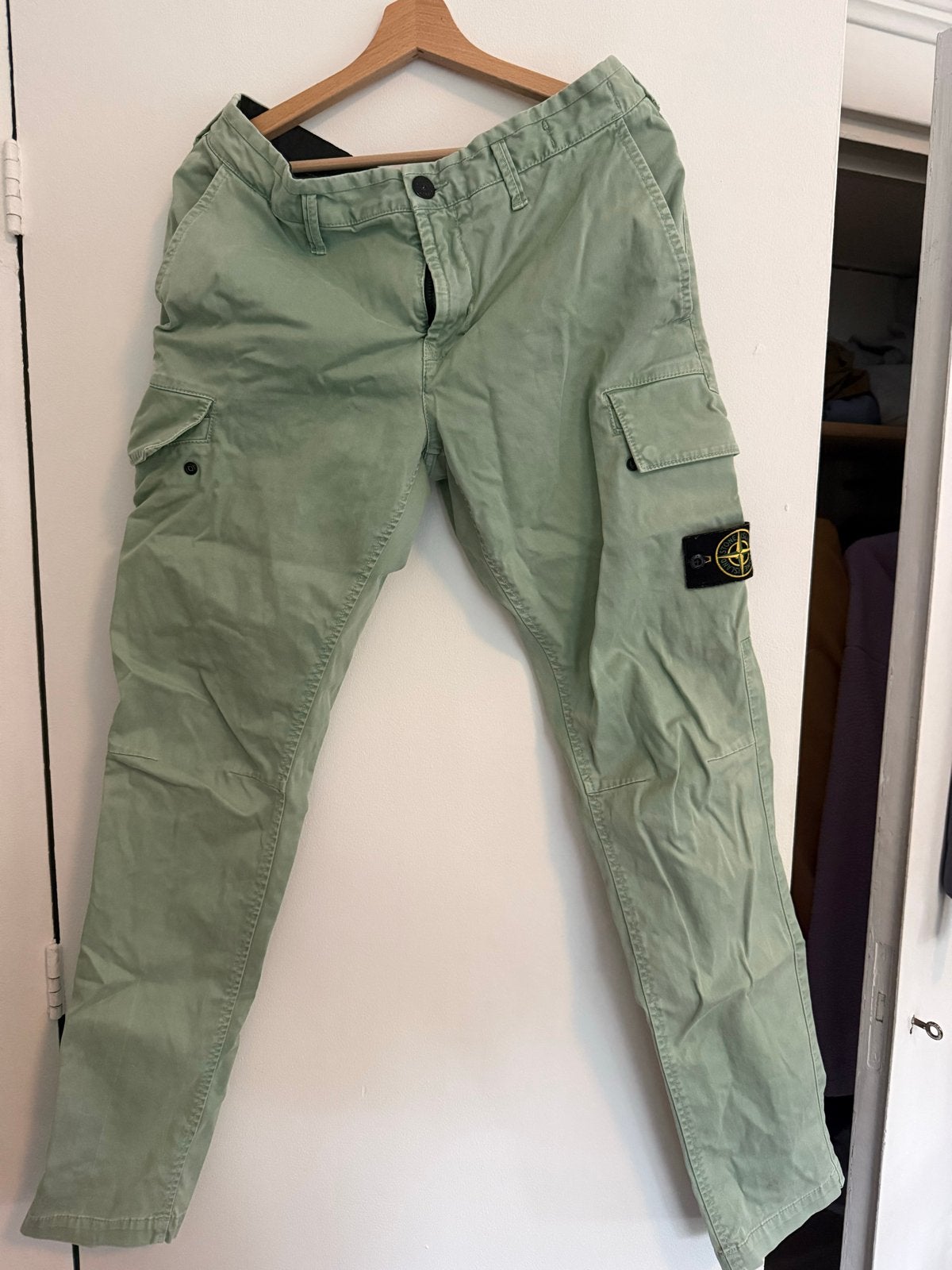 Stone Island Cargo Broek - Maat 34, Ophalen of Verzenden, Zo goed als nieuw, Overige maten, Groen