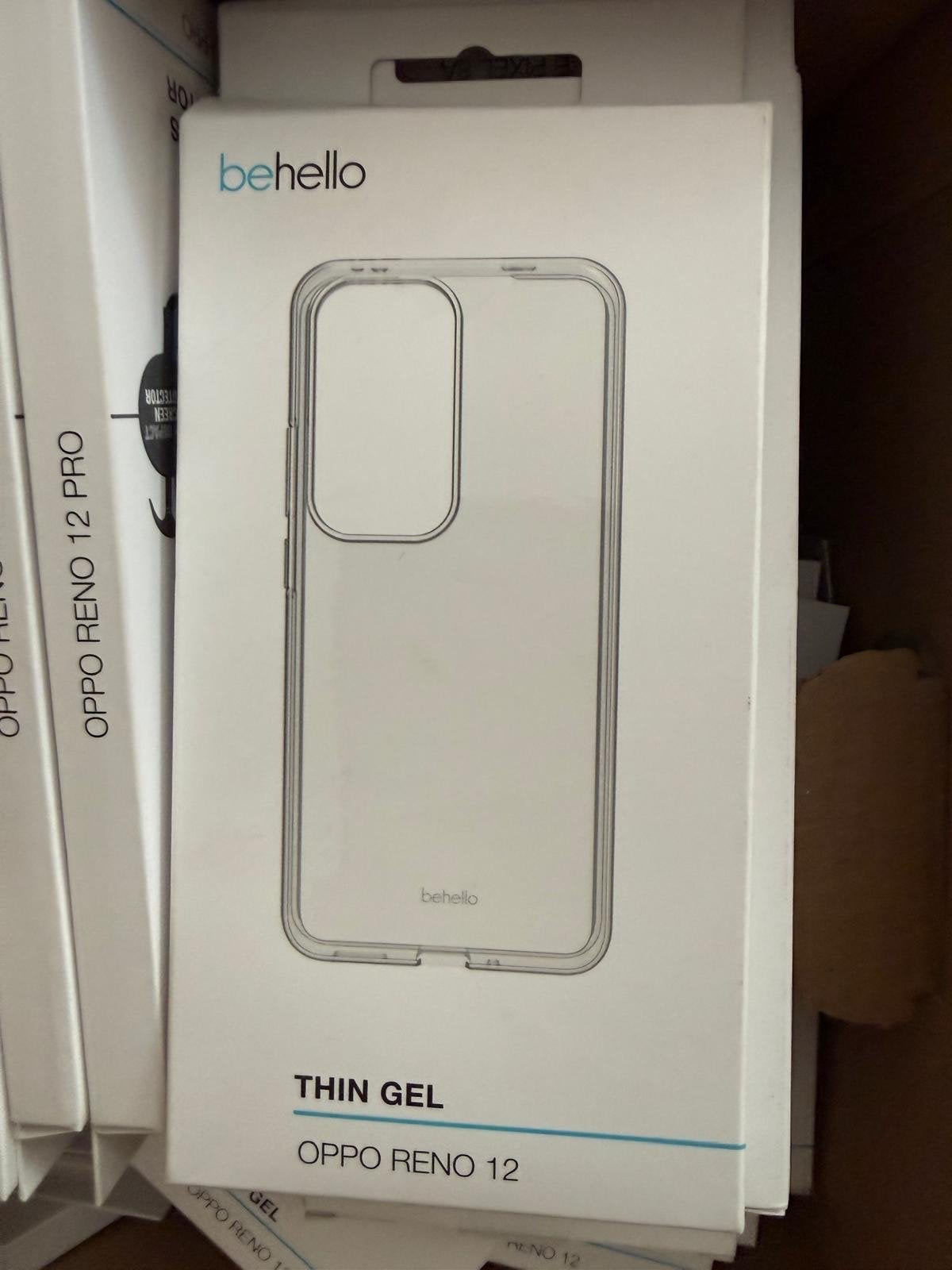 Partij Behello Thin Gel Hoesje voor Oppo Reno 12, Telecommunicatie, Mobiele telefoons | Overige merken, Ophalen of Verzenden, Nieuw