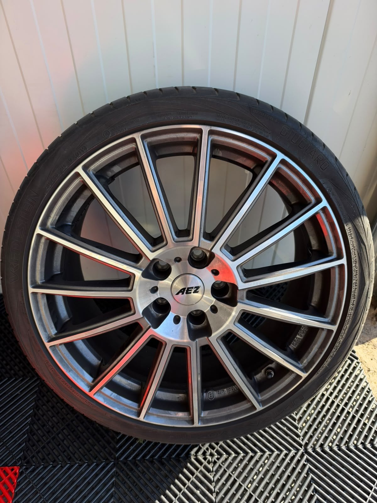 19 inch orginele AEZ velgen 5x112 audi/vw/mercedes/seat, Velg(en), 235 mm, Zomerbanden, Ophalen