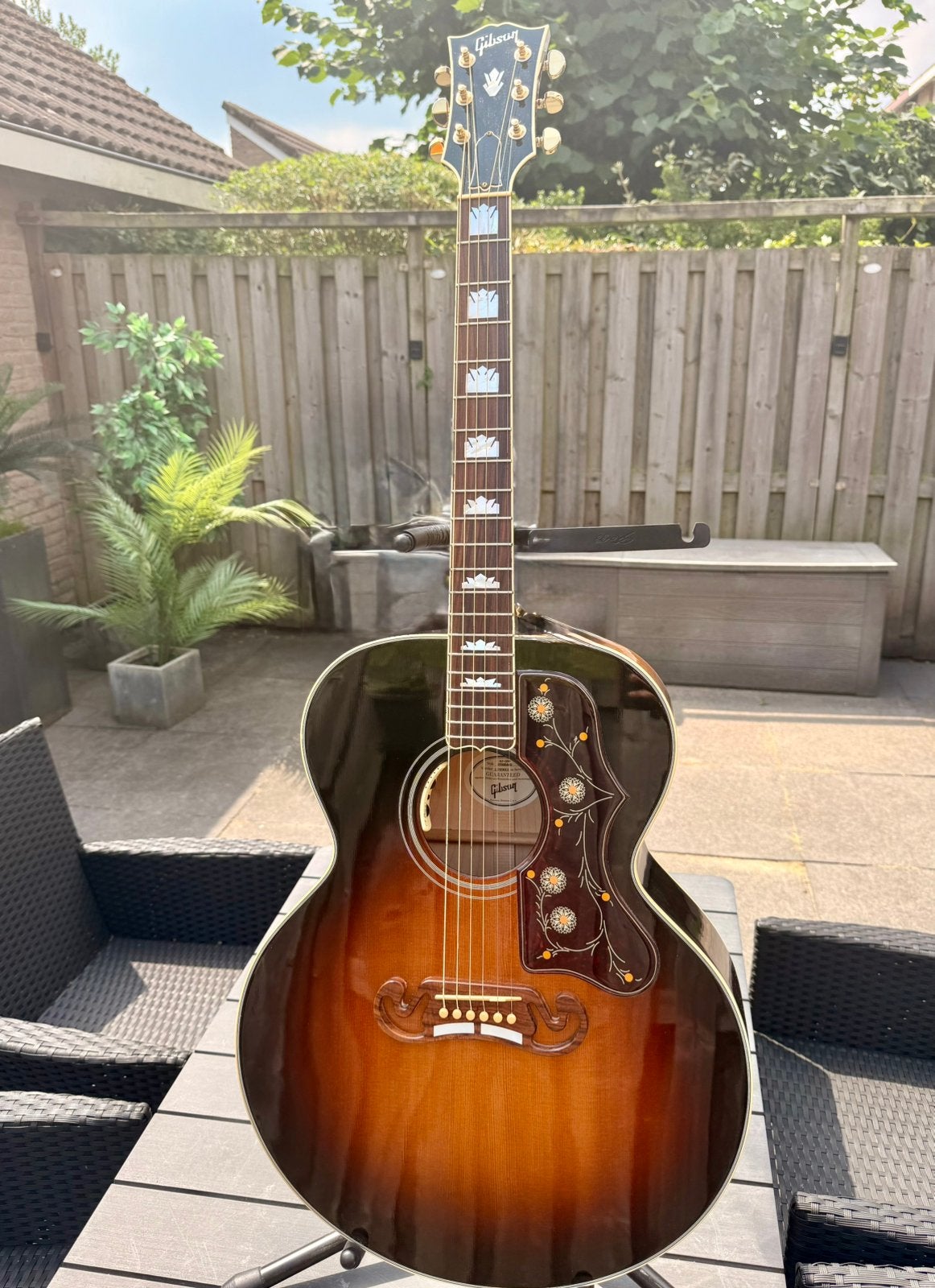 Gibson SJ200 Standard Sunburst, Ophalen, Zo goed als nieuw, Western- of Steelstringgitaar