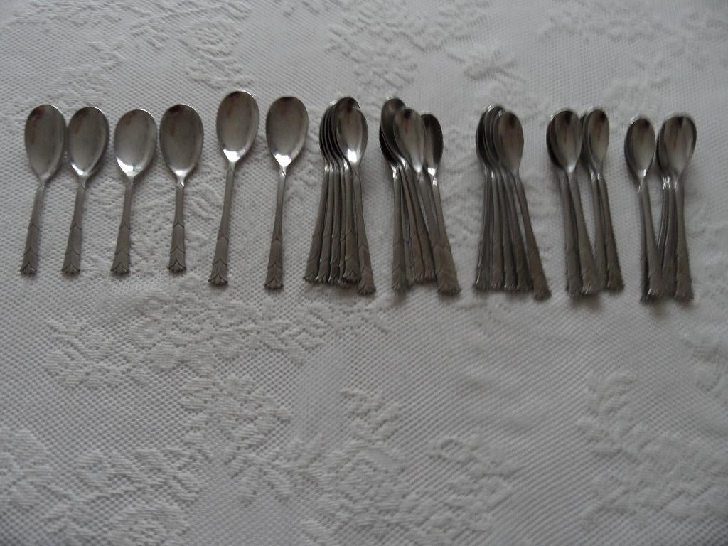 gero zilmeta 453 lepeltjes/vorkjes/schepjes, Ophalen of Verzenden