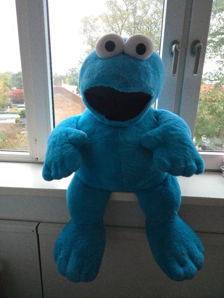 Grote koekiemonster knuffel, Overige merken, Overige karakters, Overige typen, Blauw
