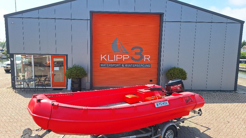 Whaly 500 visboot zeilschool begeleidingsboot rescue, Ophalen, Kunststof, Zo goed als nieuw, Buitenboordmotor