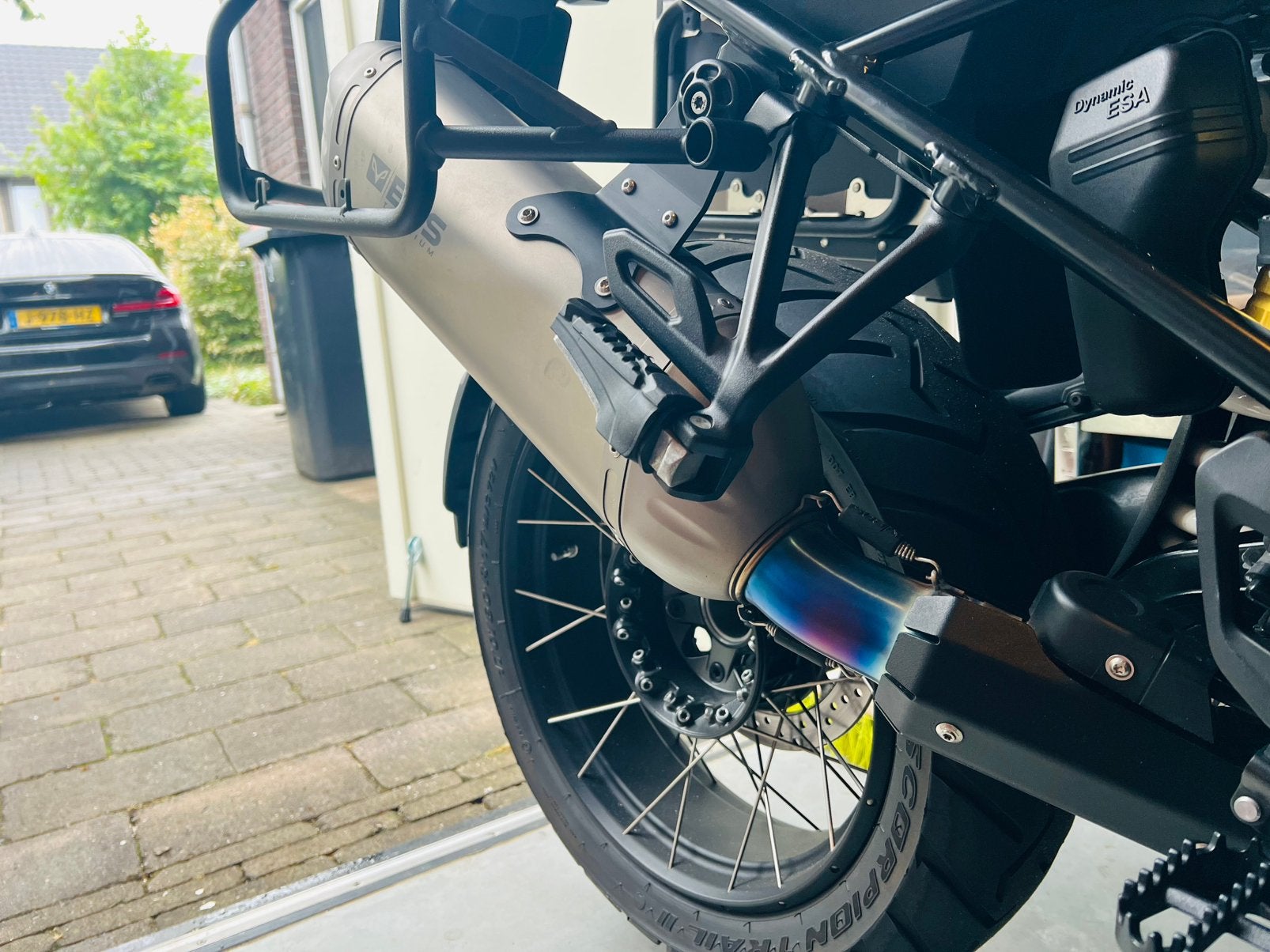 BOS uitlaat TITANIUM BMW GS (A) 2013-2025, Ophalen of Verzenden