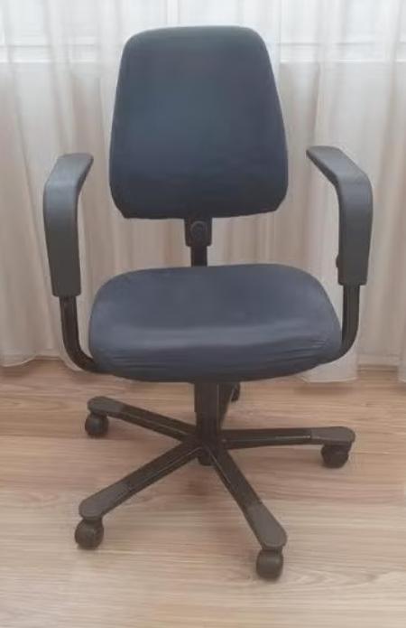 HAGAS mooie bureaustoel, Ophalen, Gebruikt, Blauw, Bureaustoel