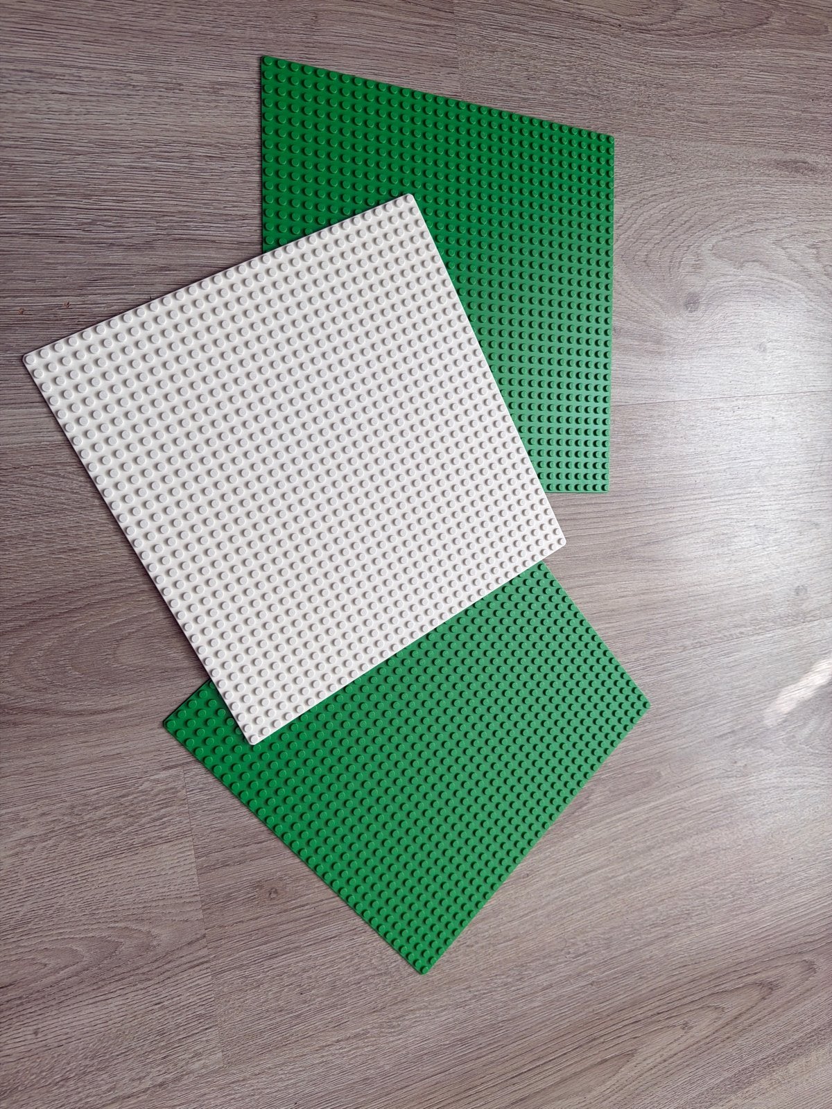 Lego grondplaten - wit en groen, Ophalen, Gebruikt, Grondplaat, Lego