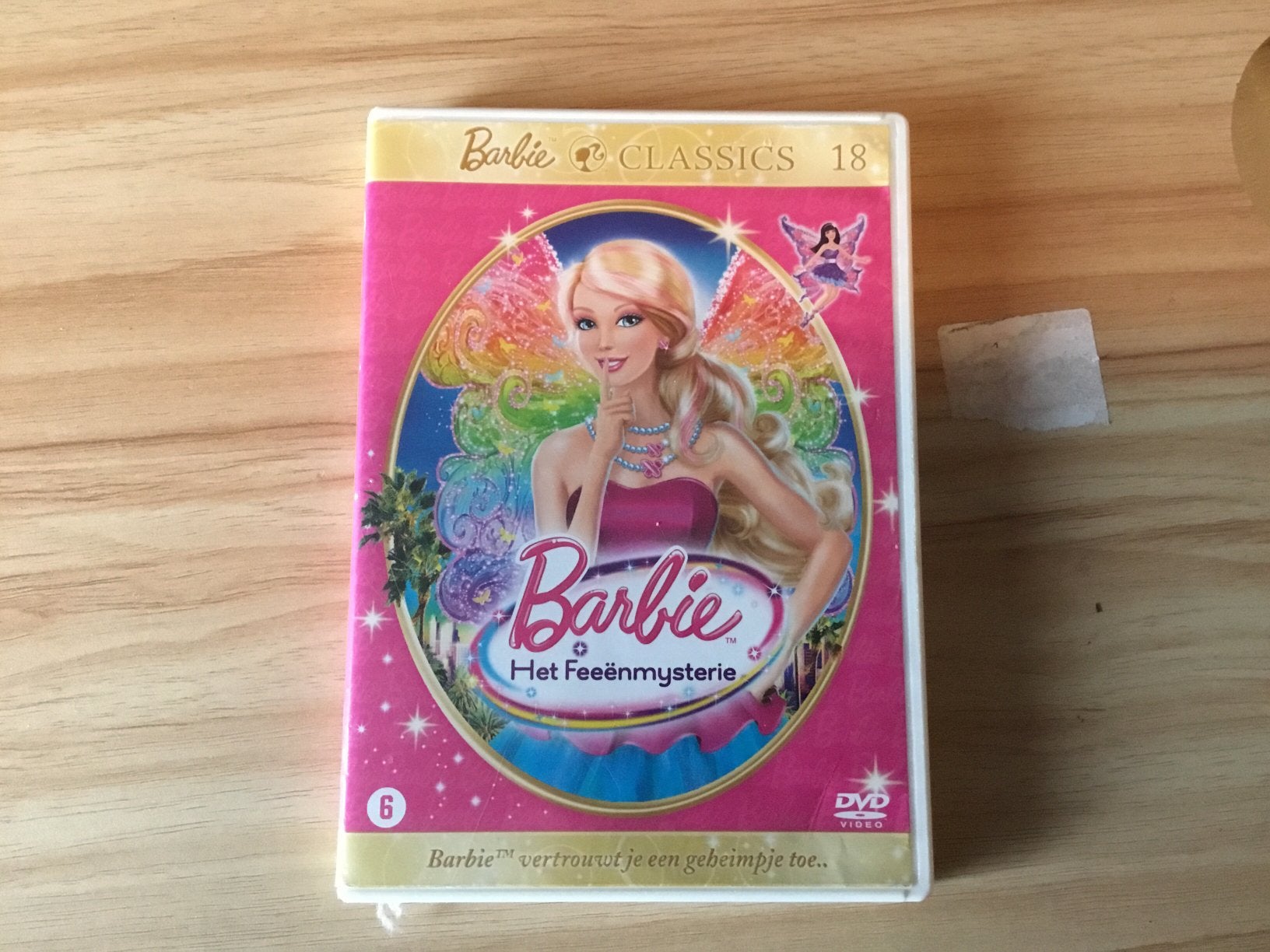Dvd barbie en het feeenmysterie, Cd's en Dvd's, Dvd's | Kinderen en Jeugd, Alle leeftijden, Ophalen of Verzenden, Zo goed als nieuw