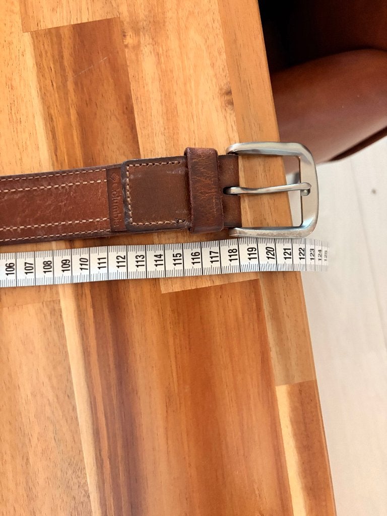 Columbia leren herenriem bruin met zilverkleurige gesp, Kleding | Heren, Columbia, Bruin, Echt leder, Ophalen of Verzenden