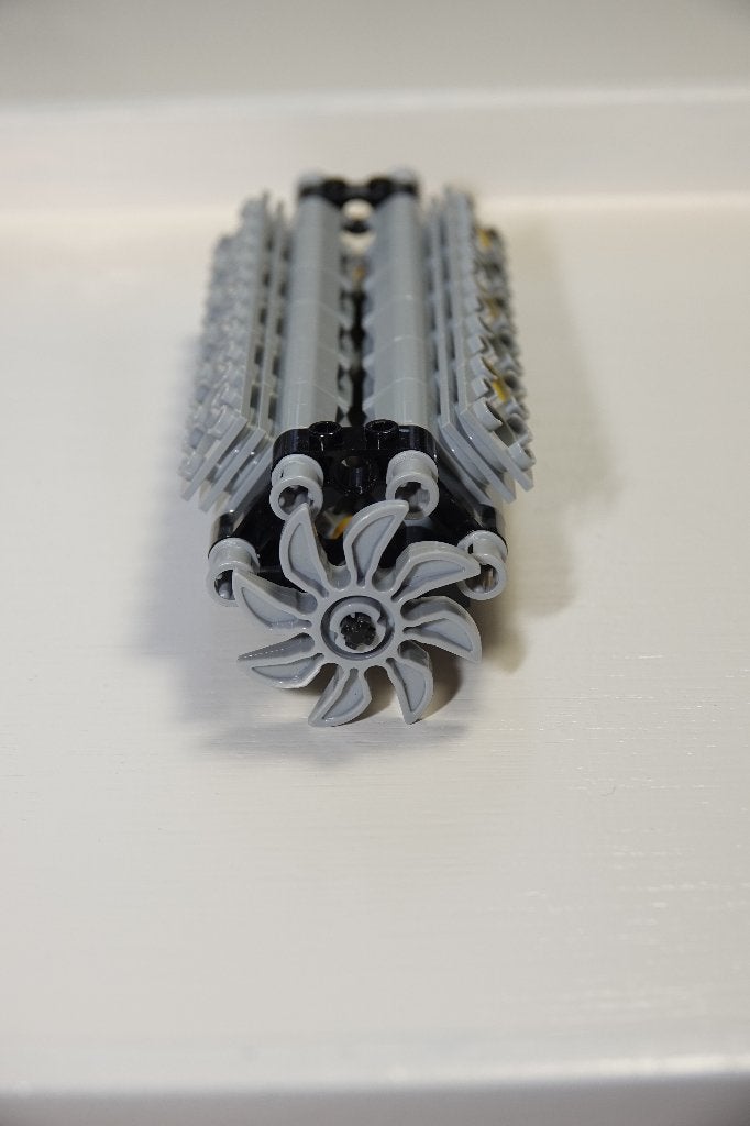 Lego Technic 'Slitless' V12 motor; met ventilator G, Gebruikt, Lego, Ophalen of Verzenden, Technic