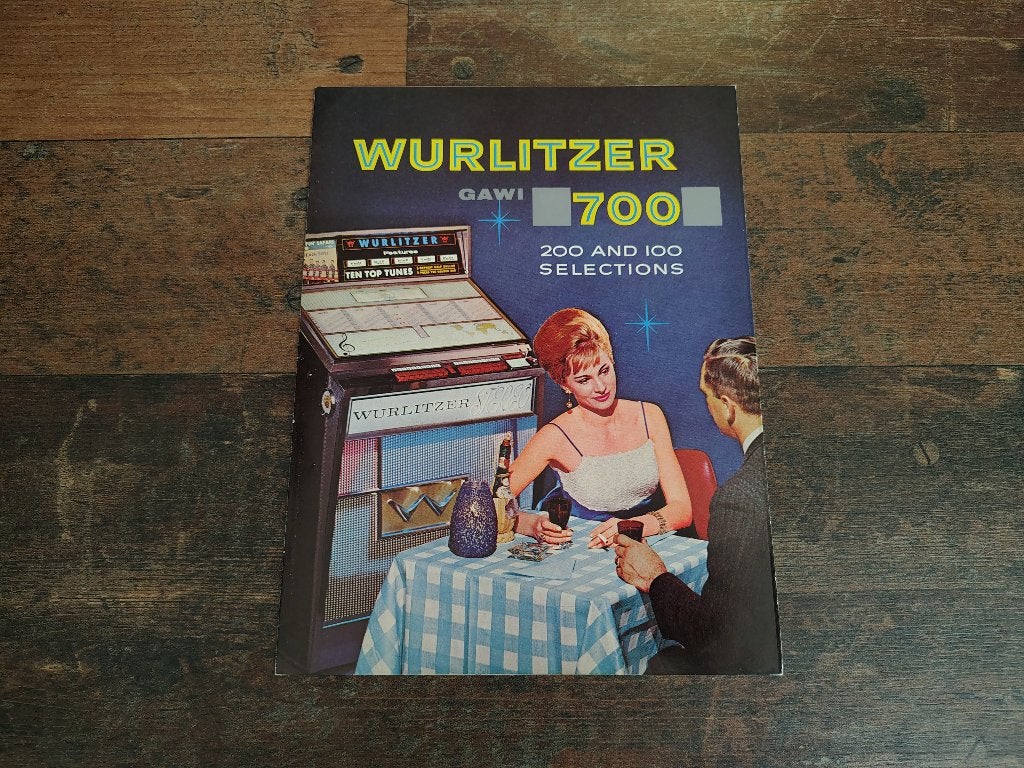 Folder: Wurlitzer 2700 (1963) jukebox, Verzenden, Gebruikt, 1950 tot 1960, Seeburg