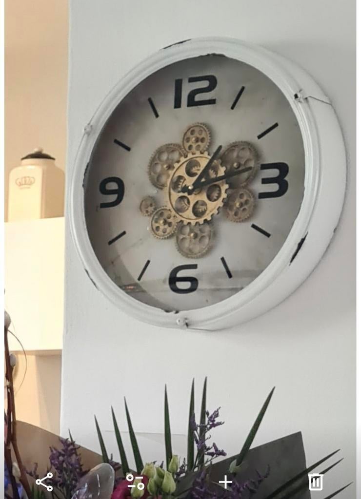 Industriële wandklok, Ophalen, Wandklok