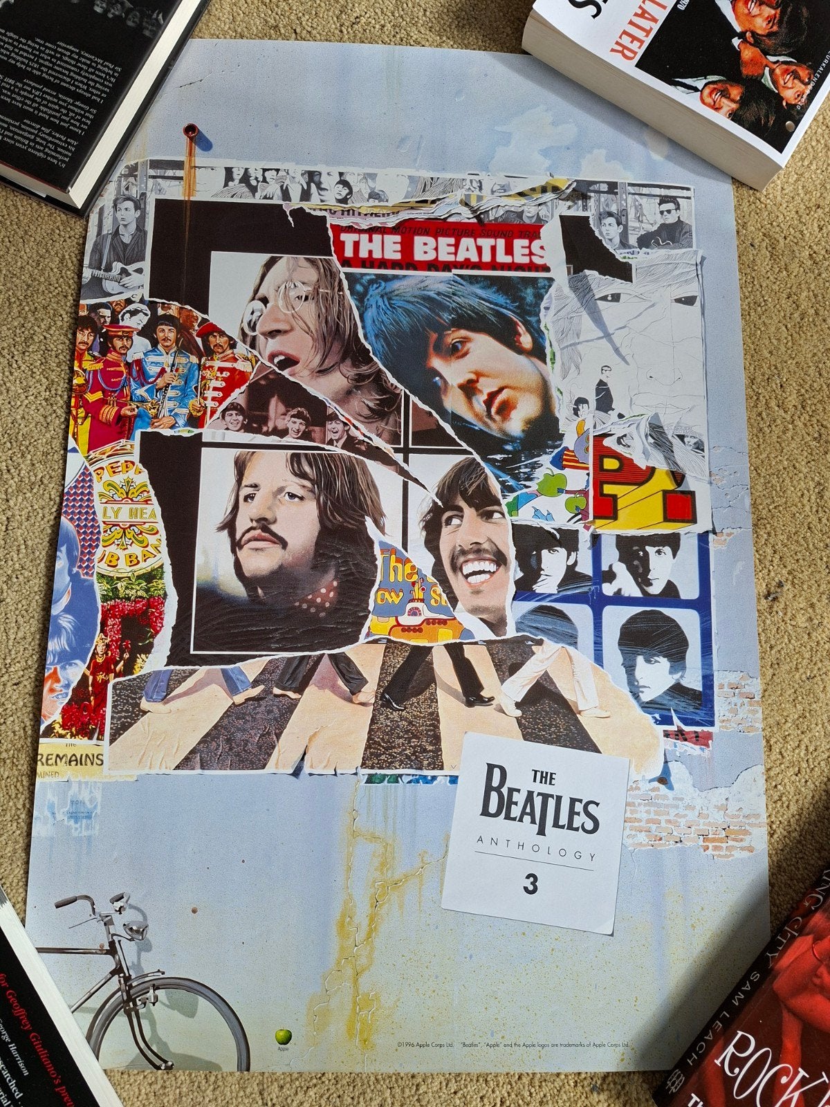Vintage Beatles Posters - Diverse Collectie, Ophalen of Verzenden, Gebruikt, Poster, Artwork of Schilderij