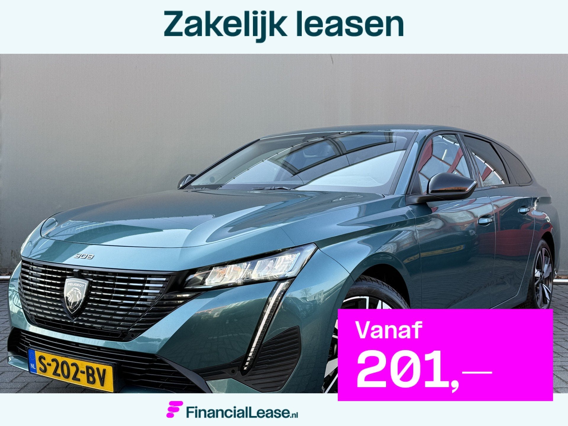 Peugeot 308 SW BWJ 2023 1.2 131 PK PureTech Allure TREKHAAK, Voorwielaandrijving, 1199 cc, Met garantie (alle), Blauw