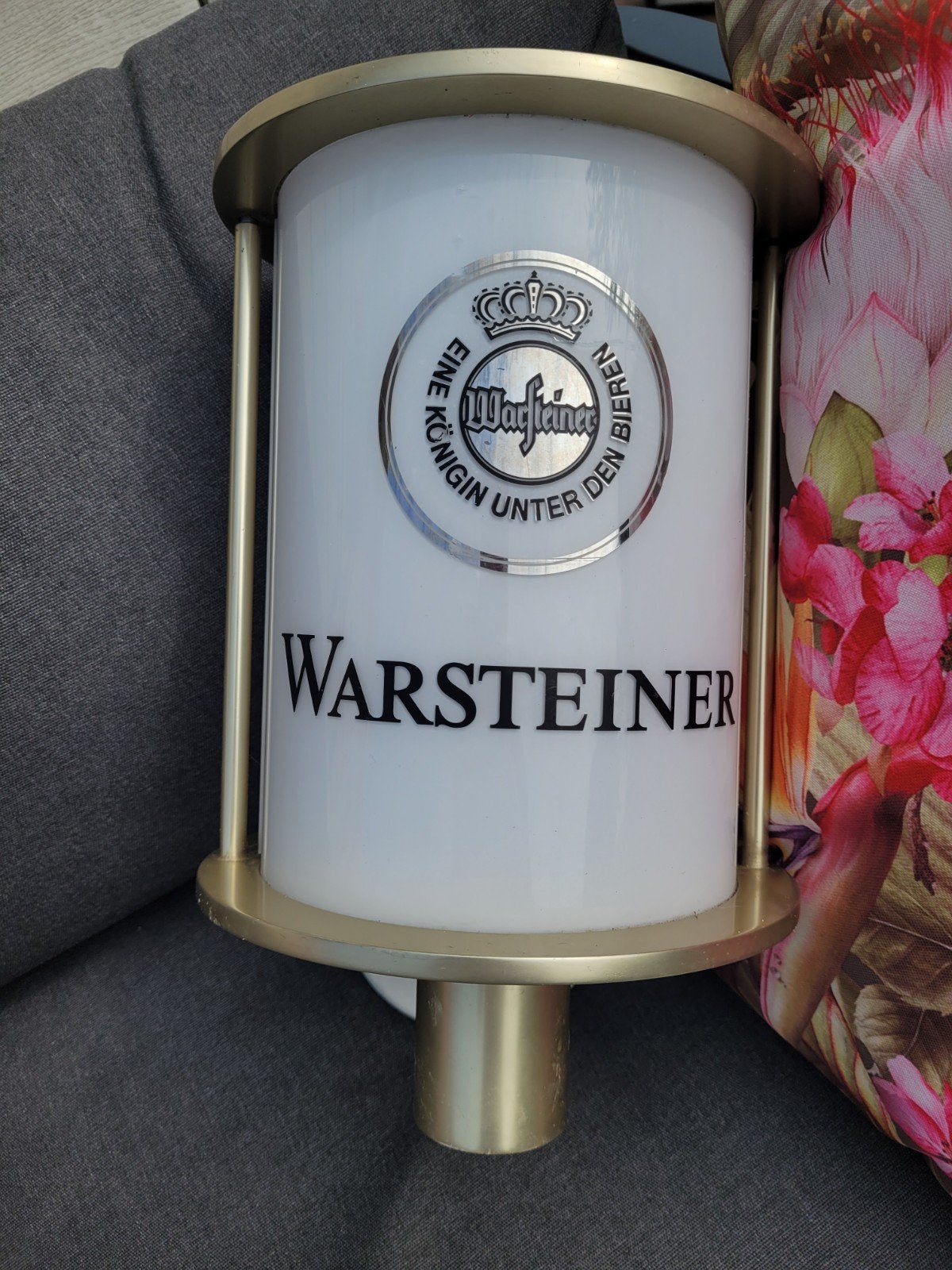 Warsteiner buitenlamp / buitenlantaarn warsteiner, Ophalen, Reclamebord, Plaat of Schild, Overige merken