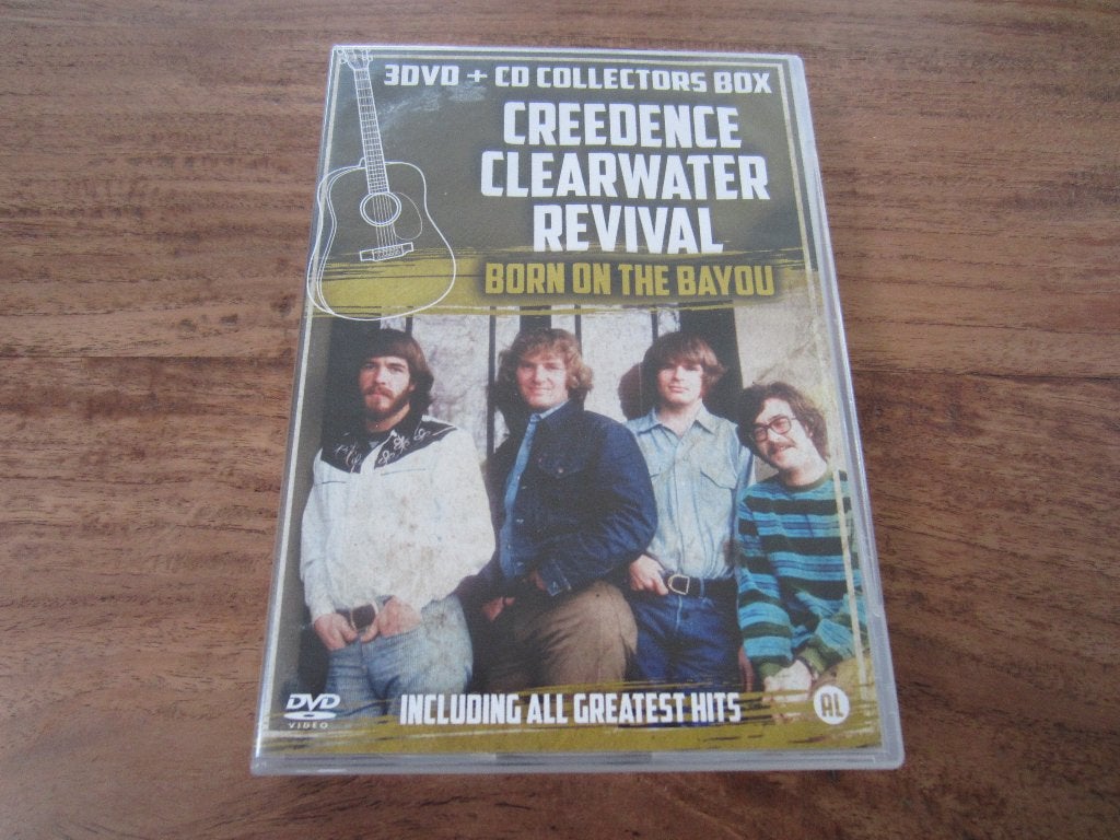 Creedence Clearwater Revival - 3-DVD + CD collectors box, Alle leeftijden, Ophalen of Verzenden, Zo goed als nieuw