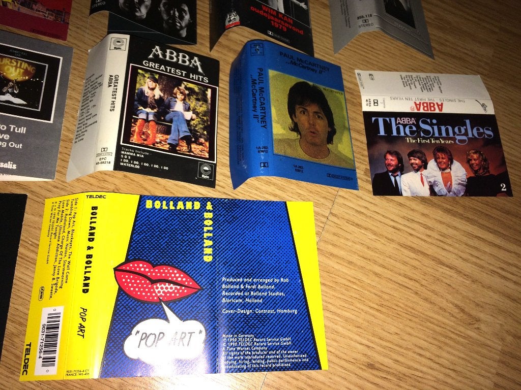 ALLEEN inlay GEEN MC oa. Herman Brood, Marillion, Pink Floyd, Gebruikt, Overige genres, Ophalen of Verzenden, Origineel