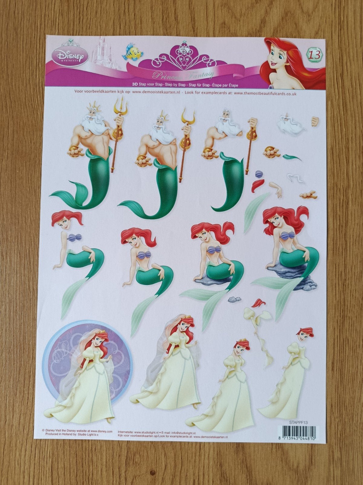 Disney princess Knipvellen,, Ophalen of Verzenden, Nieuw, Disney, Knipvel