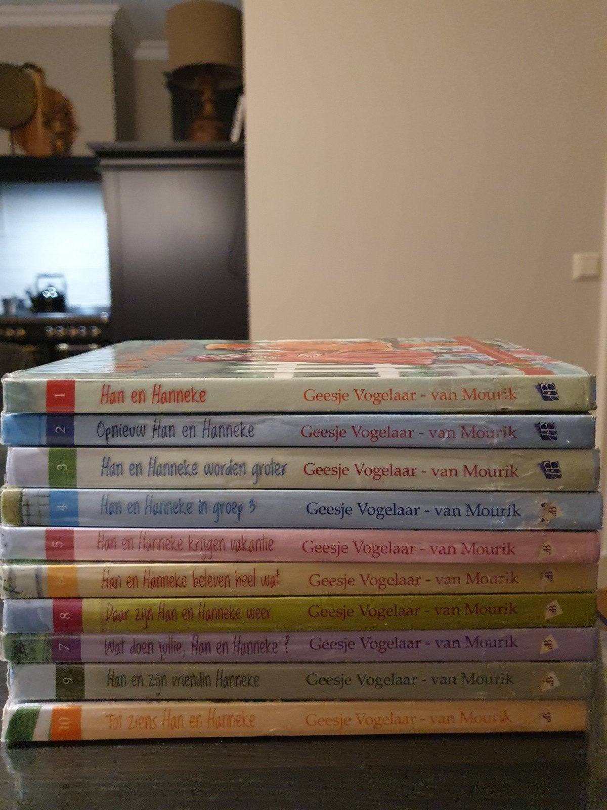 Serie Han en Hanneke boeken (10 delen), Ophalen of Verzenden, Gelezen, Geesje Vogelaar-van Mourik, Fictie algemeen