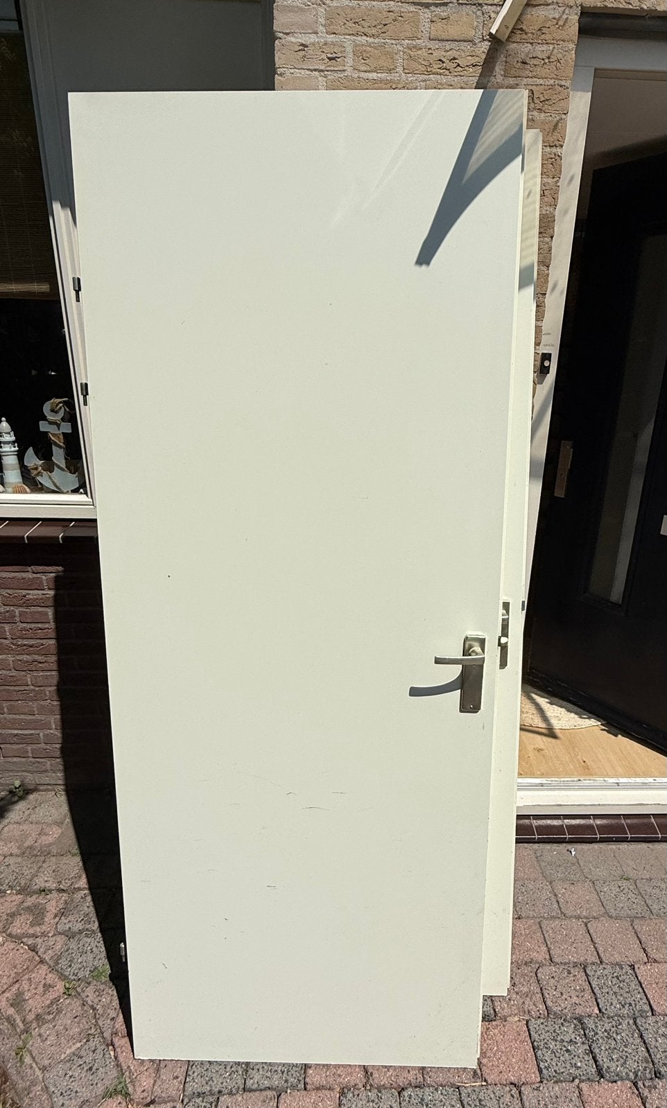 Binnendeuren (bouwdeuren) inclusief deurbeslag, Ophalen, Kunststof, Gebruikt, 80 tot 100 cm