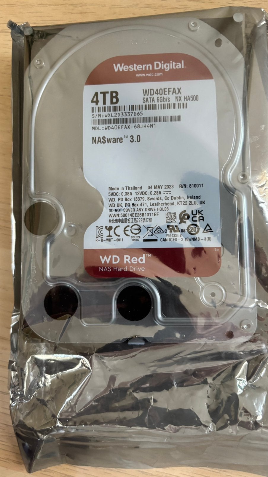 Western Digital WD Red 4TB NAS Hard Drive - Nieuw, Computers en Software, Harde schijven, Ophalen, Intern, Server, Nieuw