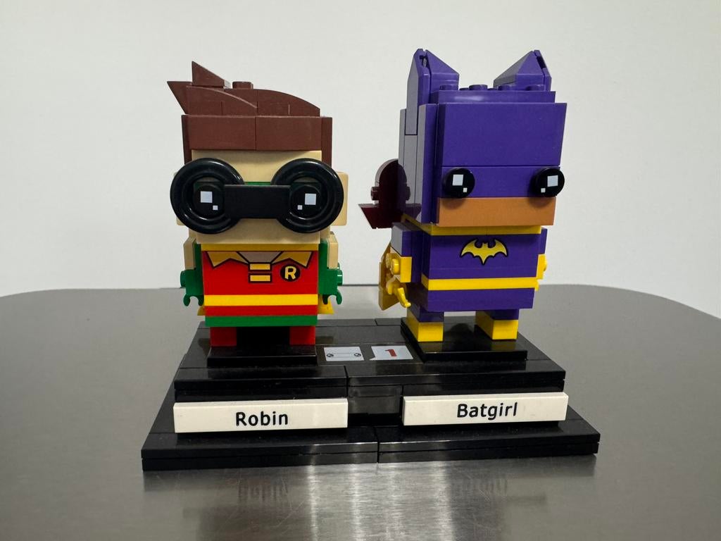 LEGO MOC BrickHeadz Robin & Batgirl, MOC (eigen creatie), BrickHeadz, Lego, Info@lego.nl