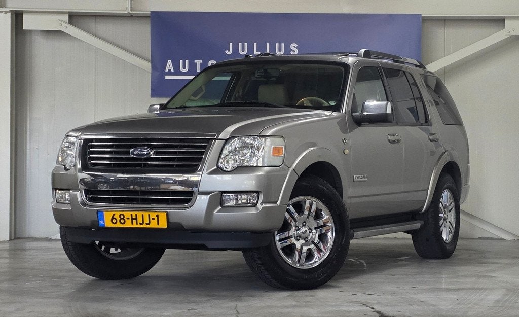 Ford EXPLORER 4.6 V8 7Persoons Trekhaak Schuif/Kantel Dak!, Auto's, Ford, Automaat, Gebruikt, Leder, Bedrijf