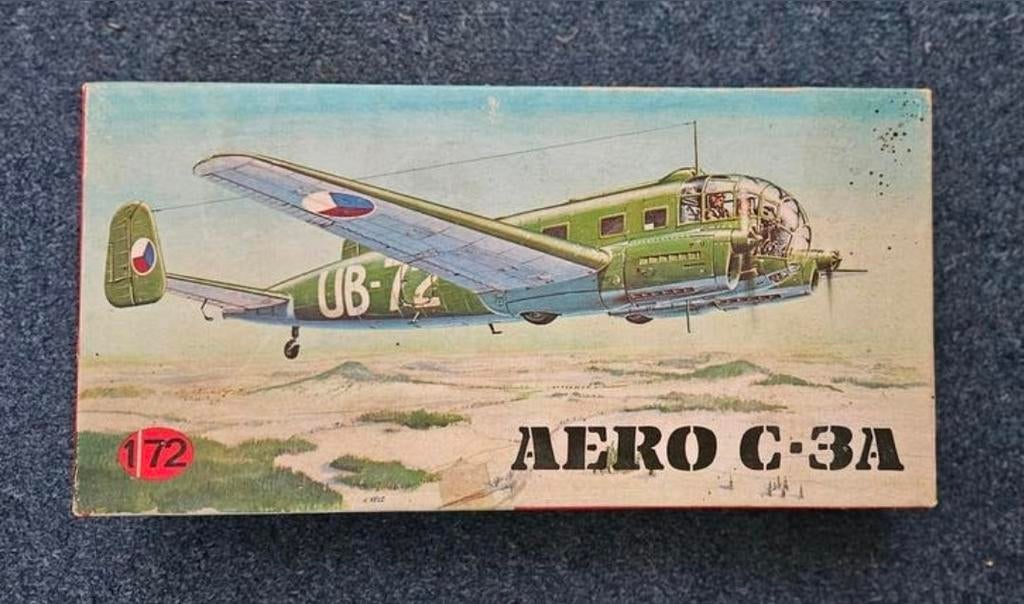 Aero C-3A modelbouw vliegtuig 1:72, Ophalen of Verzenden