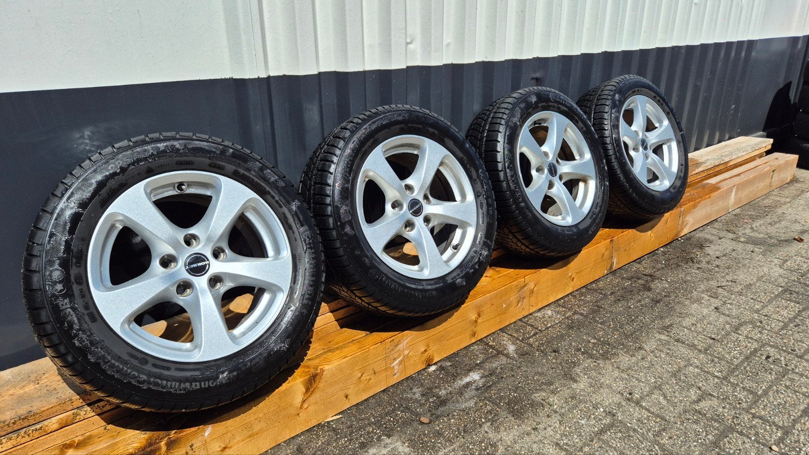 Borbet 16inch - 225/55R16, Auto-onderdelen, Banden en Velgen, Ophalen, Velg(en), Overige maten, Winterbanden
