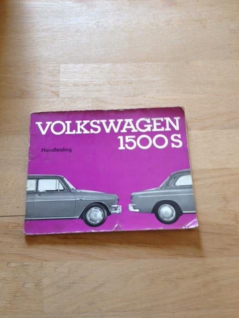 Handleiding/Instructieboekje Volkswagen 1500S Ponton  NL1964, Ophalen of Verzenden