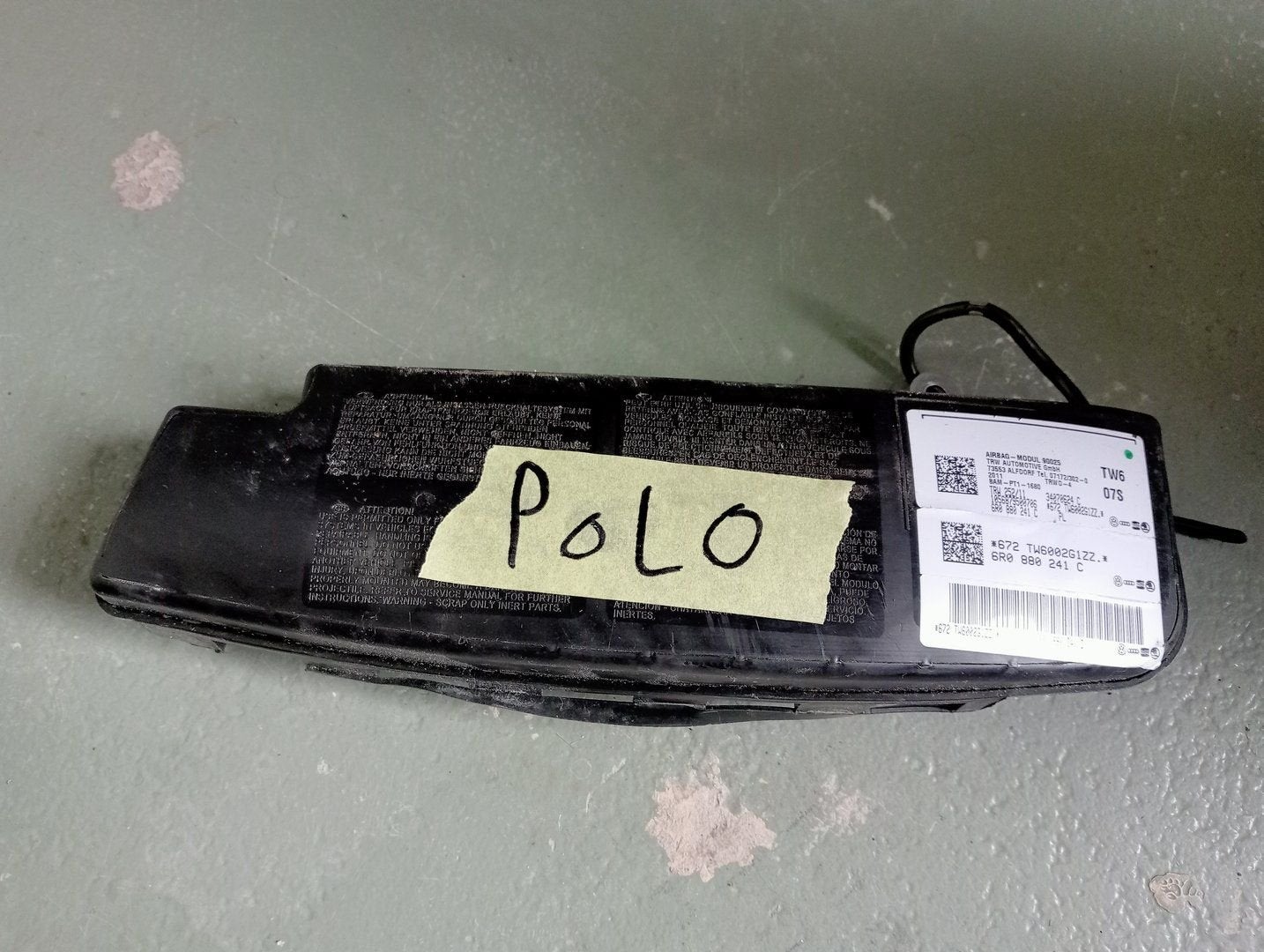volkswagen polo Airbag Module 34070624C, Auto-onderdelen, Gebruikt, -, Volkswagen, -
