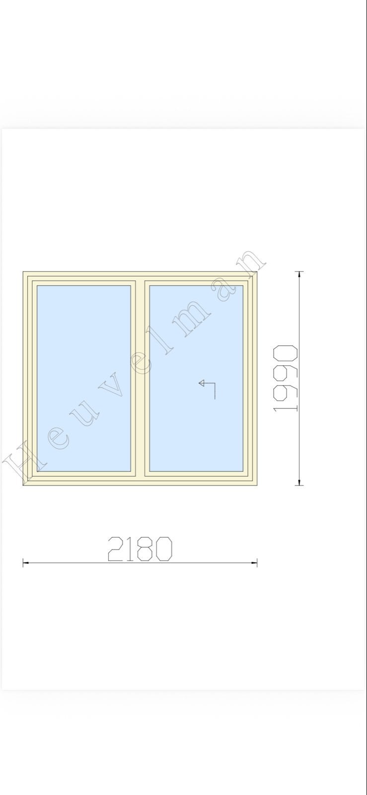 Kunststof kozijn Smart-Slide Schuifpui Crème/Wit HR++ Glas, Doe-het-zelf en Verbouw, Deuren en Horren, Ophalen, Kunststof, 120 cm of meer