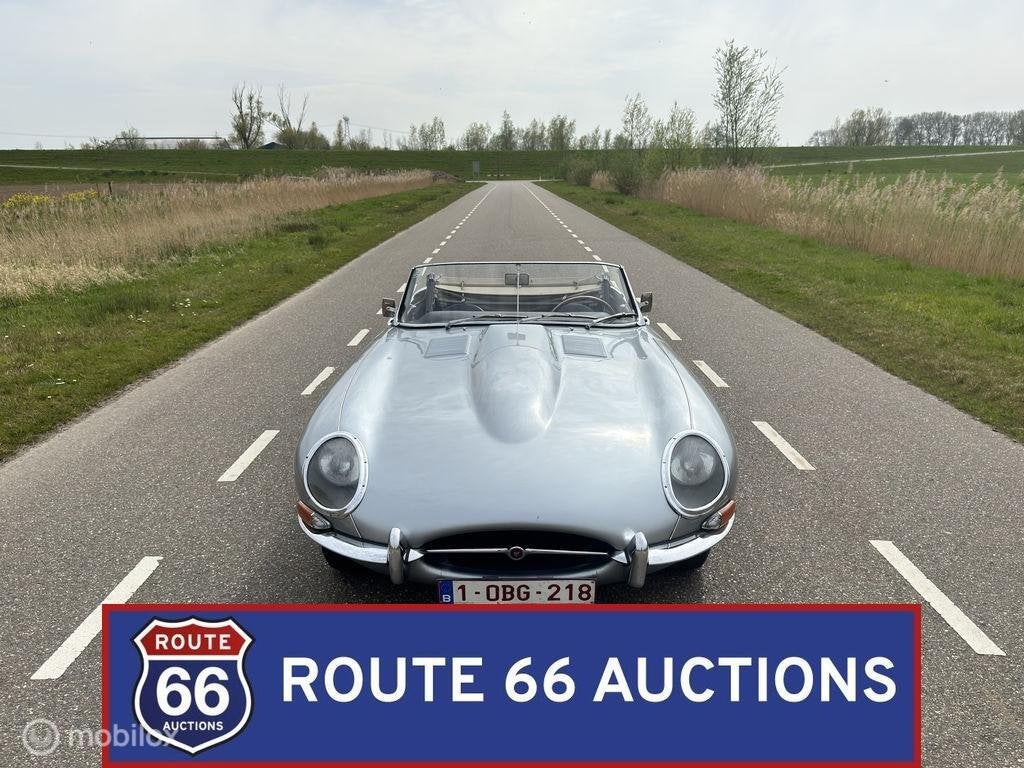 Jaguar E-Type Series 1 3.8 OTS | 1963 | Route 66 Auctions, Overige carrosserieën, Zwart, Bedrijf, Handgeschakeld