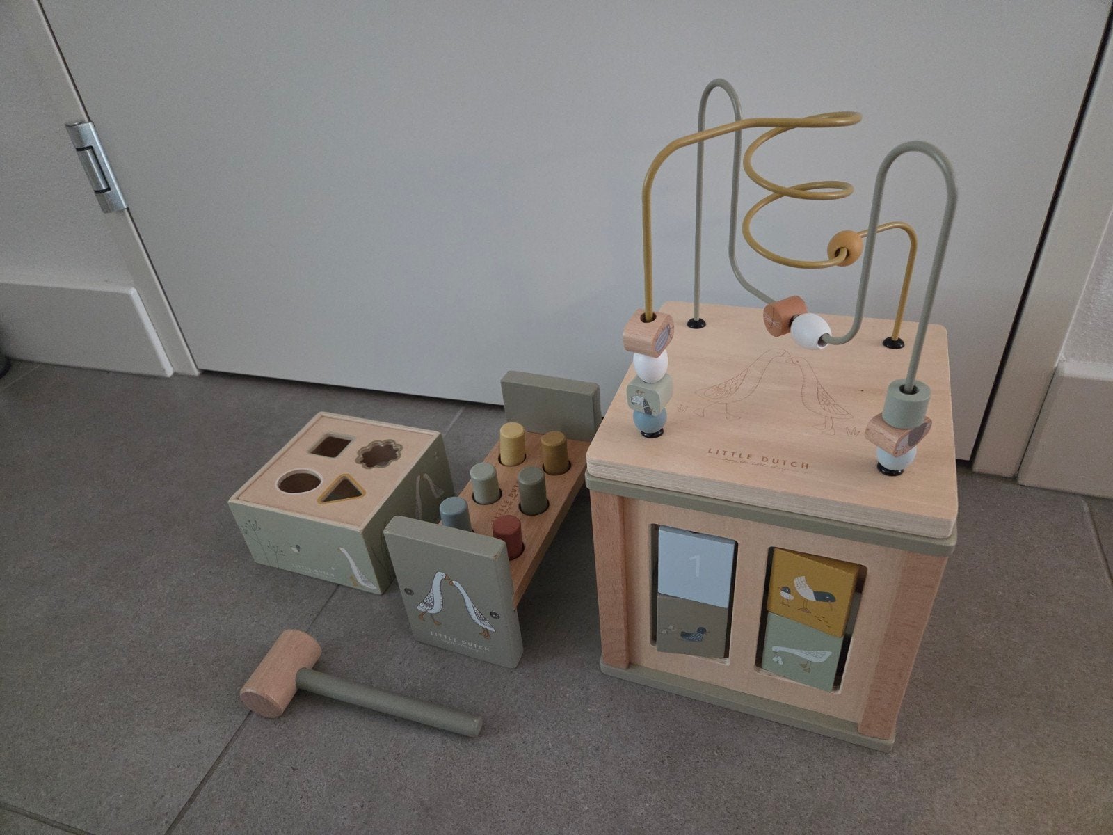 Little Dutch Houten Speelgoed Set: o.a. Activiteitenkubus,, Ophalen