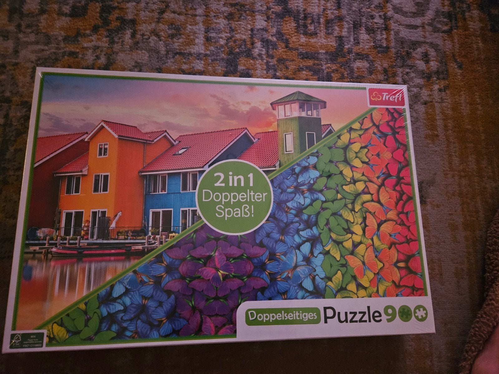 Legpuzzel 2 in 1,  dubbelzijdige legpuzzel, Ophalen of Verzenden
