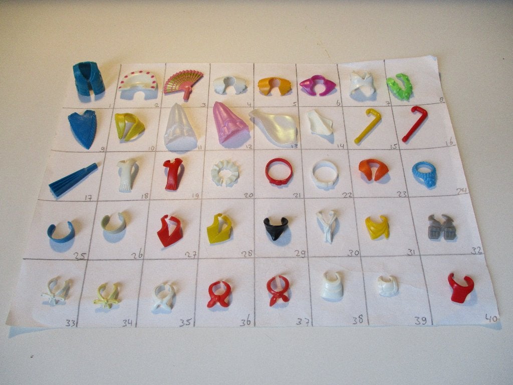 playmobil onderdelen sieraden/kleding/div, Losse onderdelen, Overige typen, Ophalen of Verzenden, Zo goed als nieuw