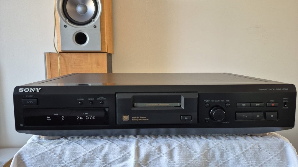 Sony MDS-JE330 Minidisc Recorder - Uitstekende Staat, Audio, Tv en Foto, Walkmans, Discmans en Minidiscspelers, Ophalen of Verzenden