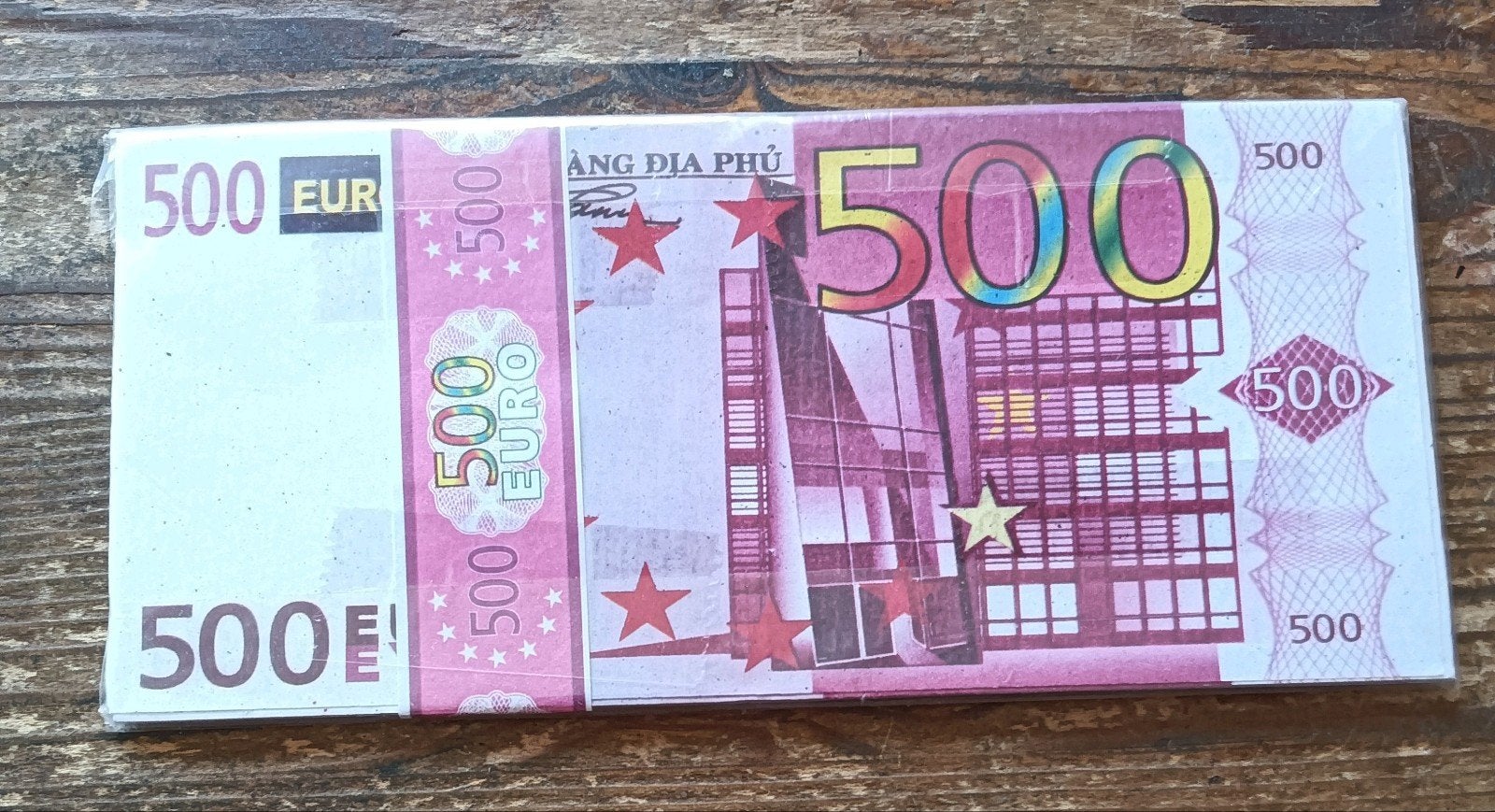 Playmoney Bundel 500 Euro biljetten Ngan Hàng Dia Phu spelge, Postzegels en Munten, Bankbiljetten | Europa | Eurobiljetten, Ophalen of Verzenden