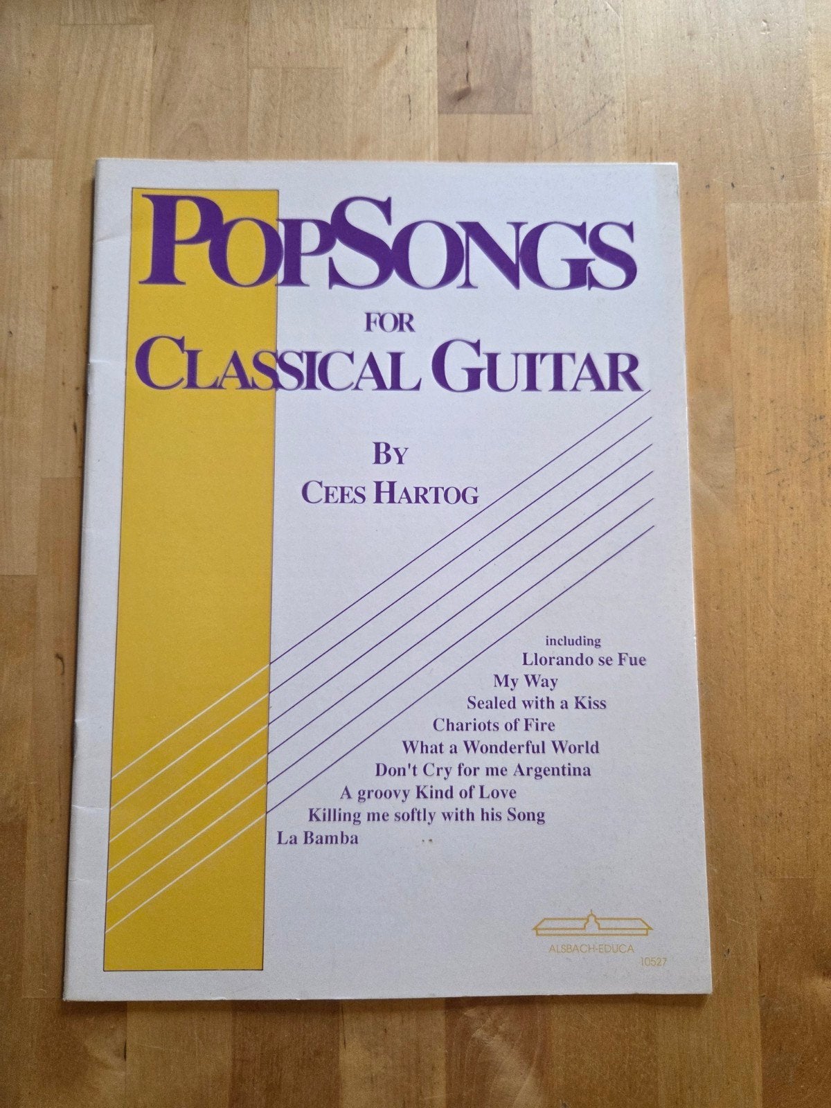 Popsongs for Classical Guitar - Cees Hartog (Nieuw), Verzenden, Nieuw, Artiest of Componist, Gitaar