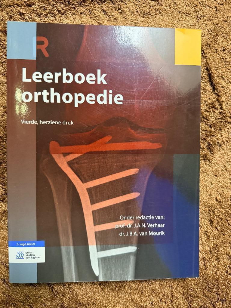 Leerboek Orthopedie, Zo goed als nieuw, Bohn Stafleu van Loghum, Beta, HBO