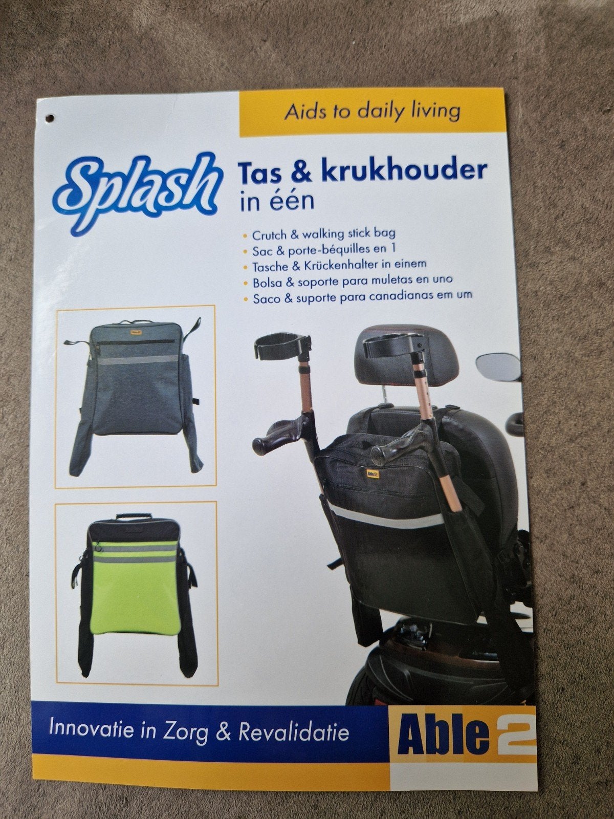 Scootmobieltas Splash  Nieuw!, Ophalen, Nieuw