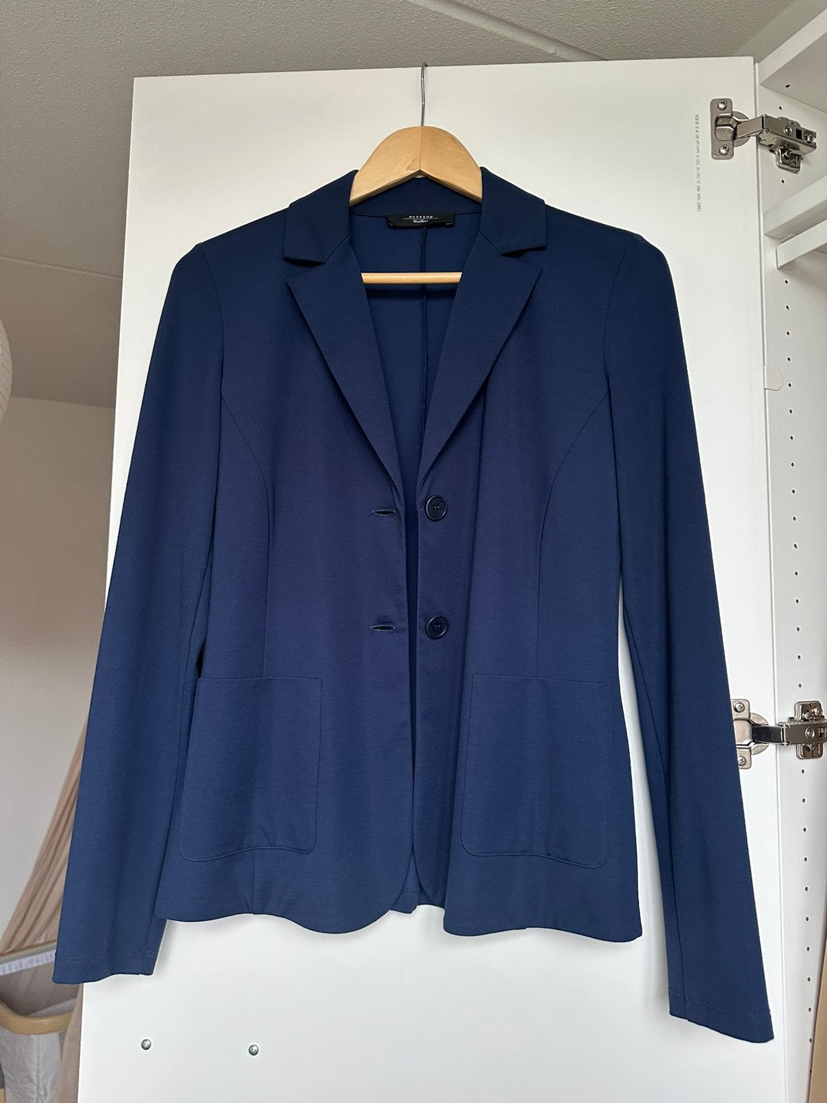 Weekend MaxMara Donkerblauw Jasje Maat S, Blauw, Ophalen of Verzenden, Zo goed als nieuw, Jasje