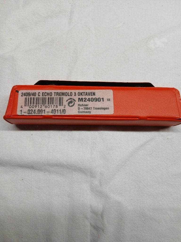 Hohner mondharmonica, Muziek en Instrumenten, Gebruikt, Ophalen of Verzenden, Met koffer of doosje, C-mondharmonica