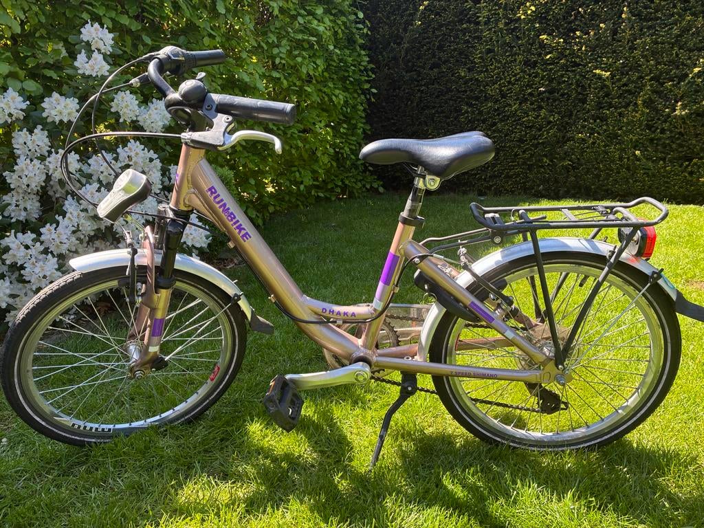 Meisjesfiets Run & Bike Dhaka met 7 versnellingen, Fietsen en Brommers, Fietsen | Meisjes, Ophalen, Velgrem, Versnellingen, Gebruikt