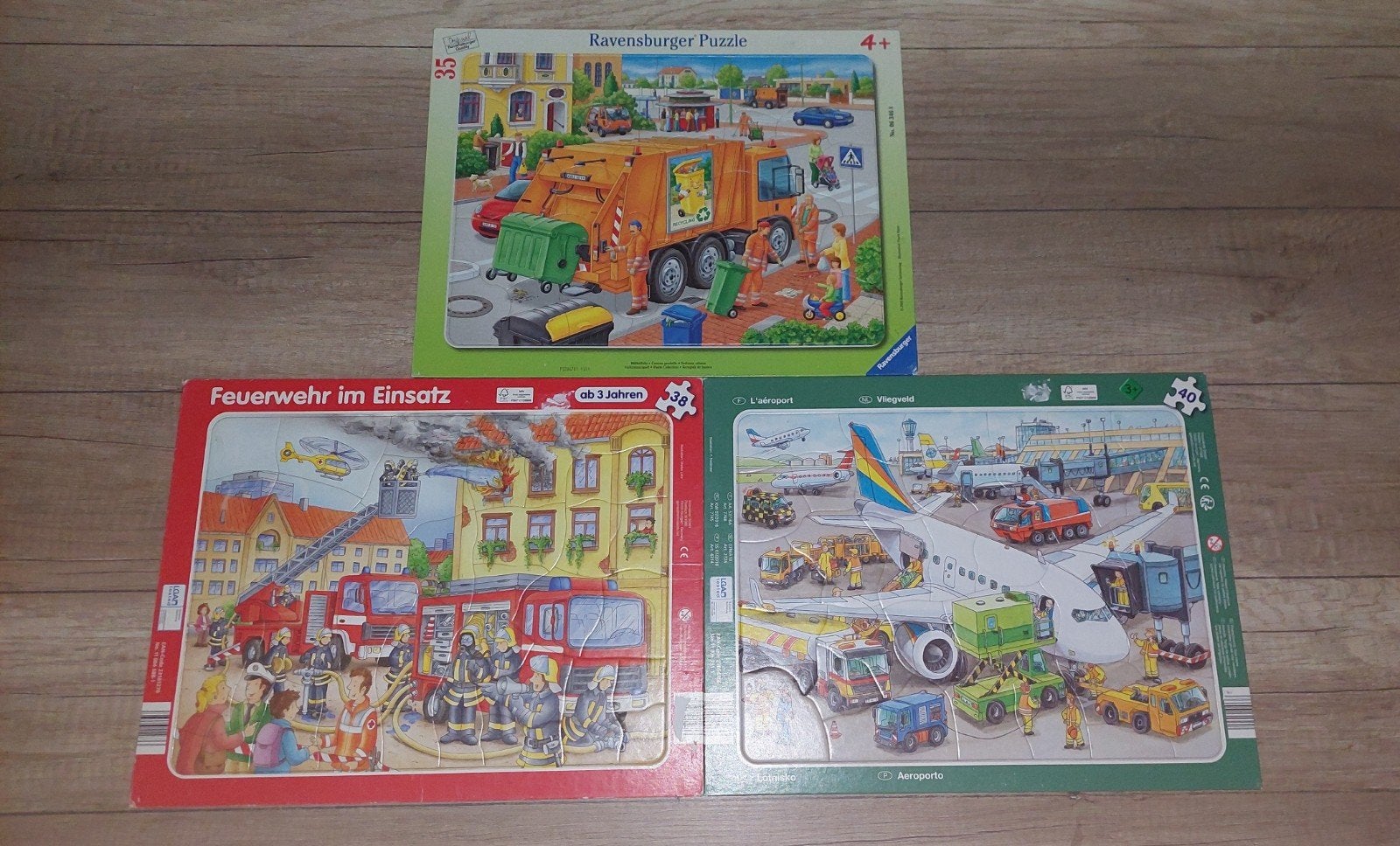 3x Ravensburger Puzzel 35, 38 en 40 Stukjes, Ophalen of Verzenden, 10 tot 50 stukjes, Zo goed als nieuw, 4 tot 6 jaar