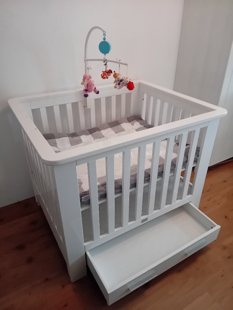 Mooie box met lade (Coming Kids) - wit, Kinderen en Baby's, Boxen, Ophalen, Gebruikt, Rechthoekig, In hoogte verstelbaar