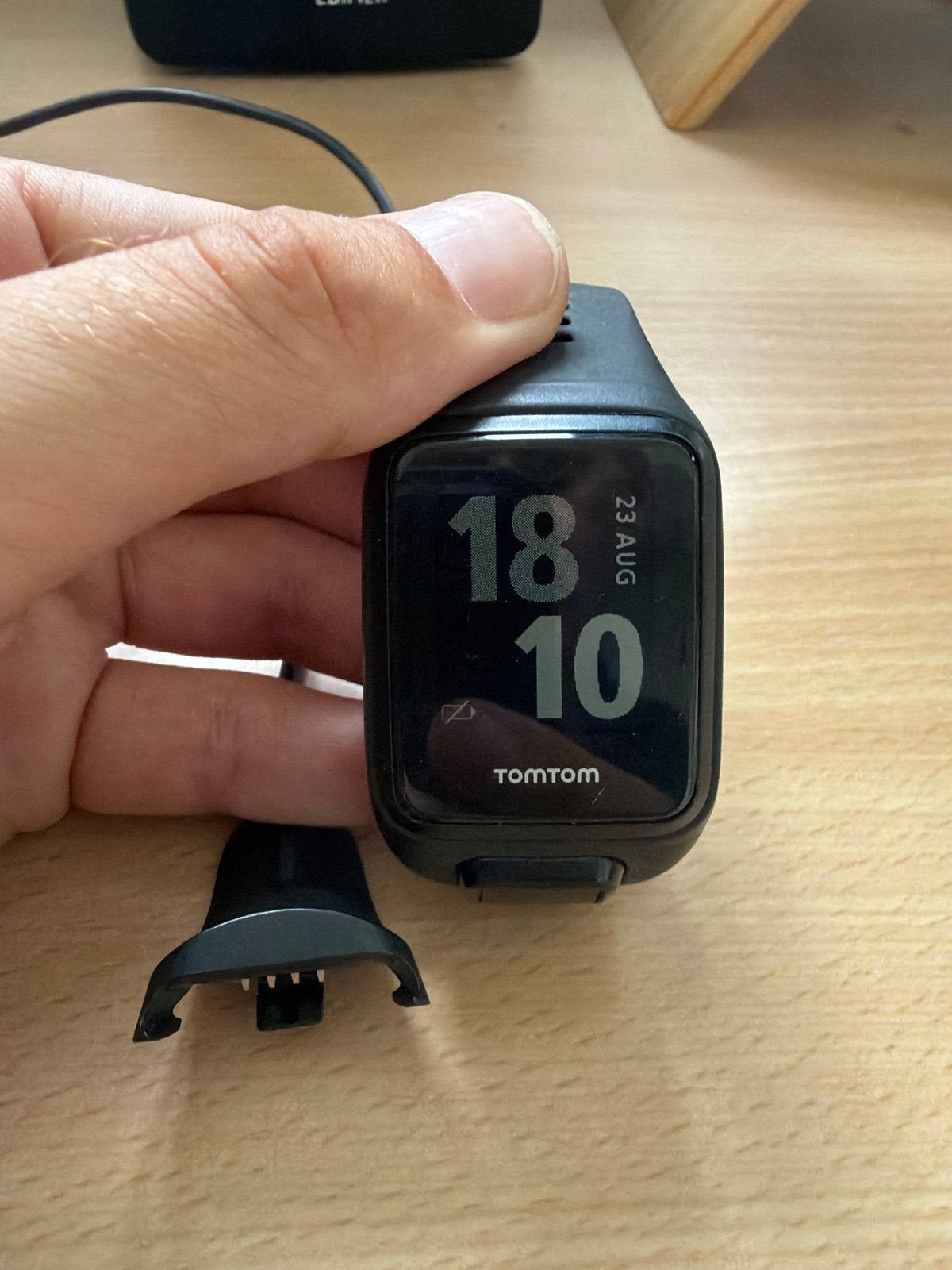 TomTom sporthorloge met GPS en hartslagmeter, Afstand, Gebruikt, Zwart, Ophalen of Verzenden