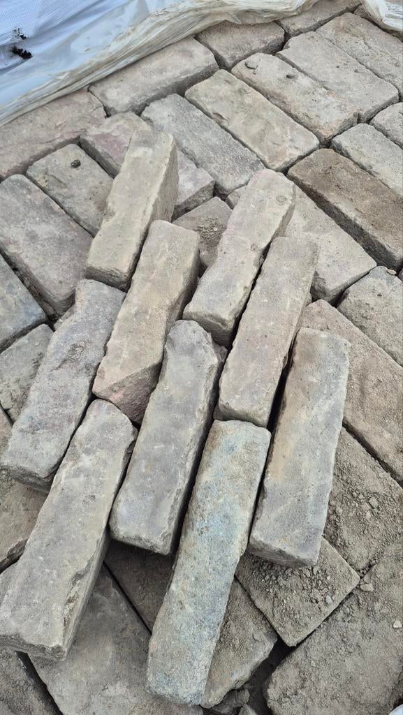 ✅️🧱HARDGEBAKKEN WAALTJES.  OP PALLETS EN BIGBAGS, Tuin en Terras, Ophalen of Verzenden, Gebruikt, Keramiek, Klinkers