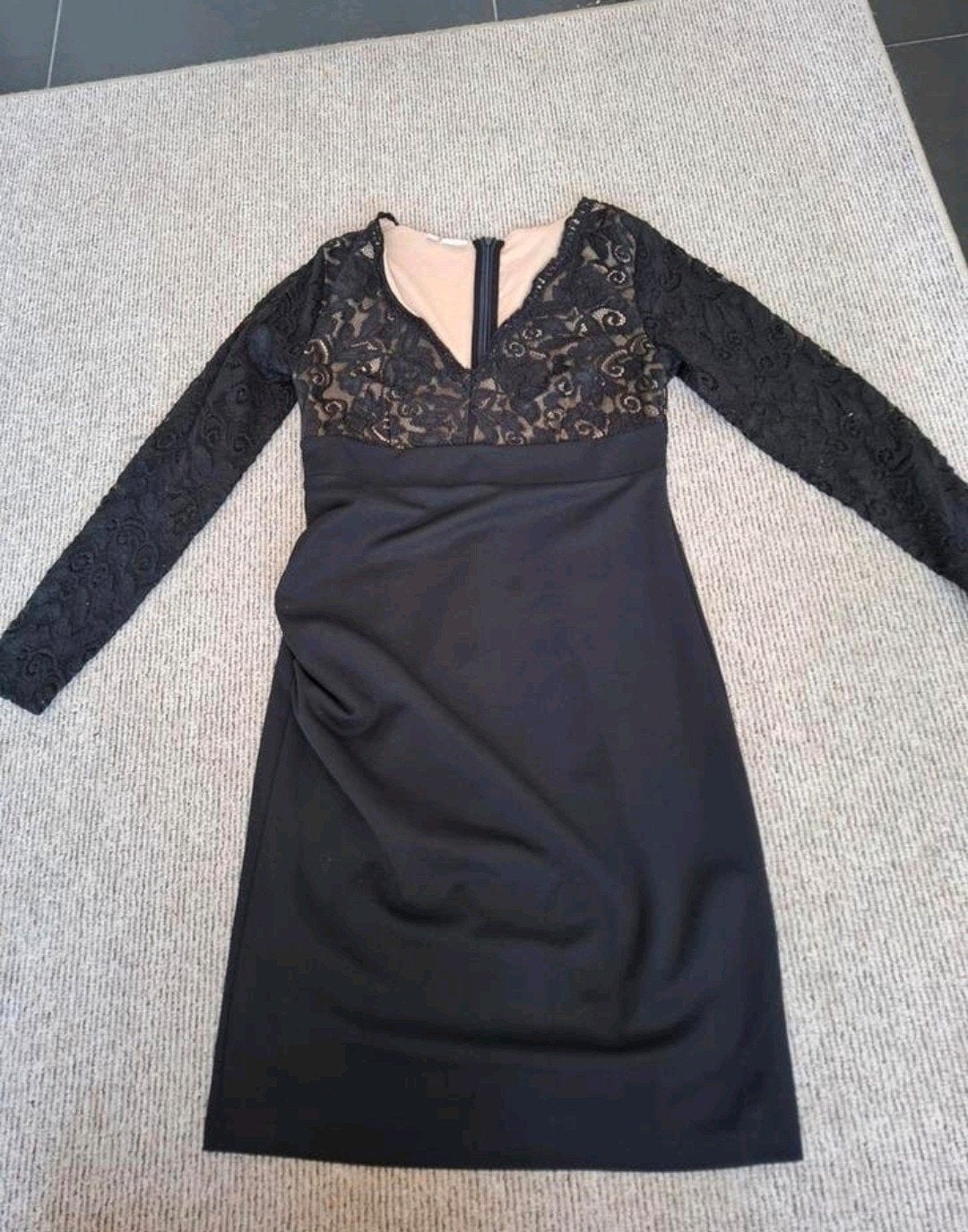 Bodyflirt Boutique zwarte kanten jurk – maat 36/38 (S), Galajurk, Zwart, Ophalen of Verzenden, Zo goed als nieuw