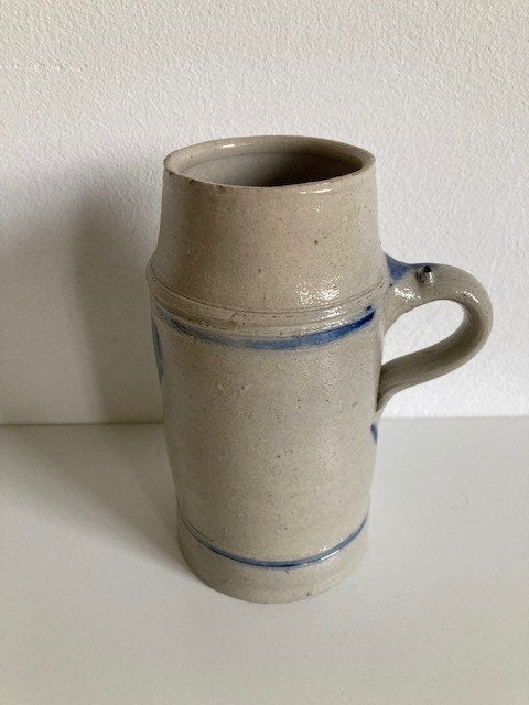 vintage antieke Keulse kan bierkruik in mooie staat, Ophalen of Verzenden