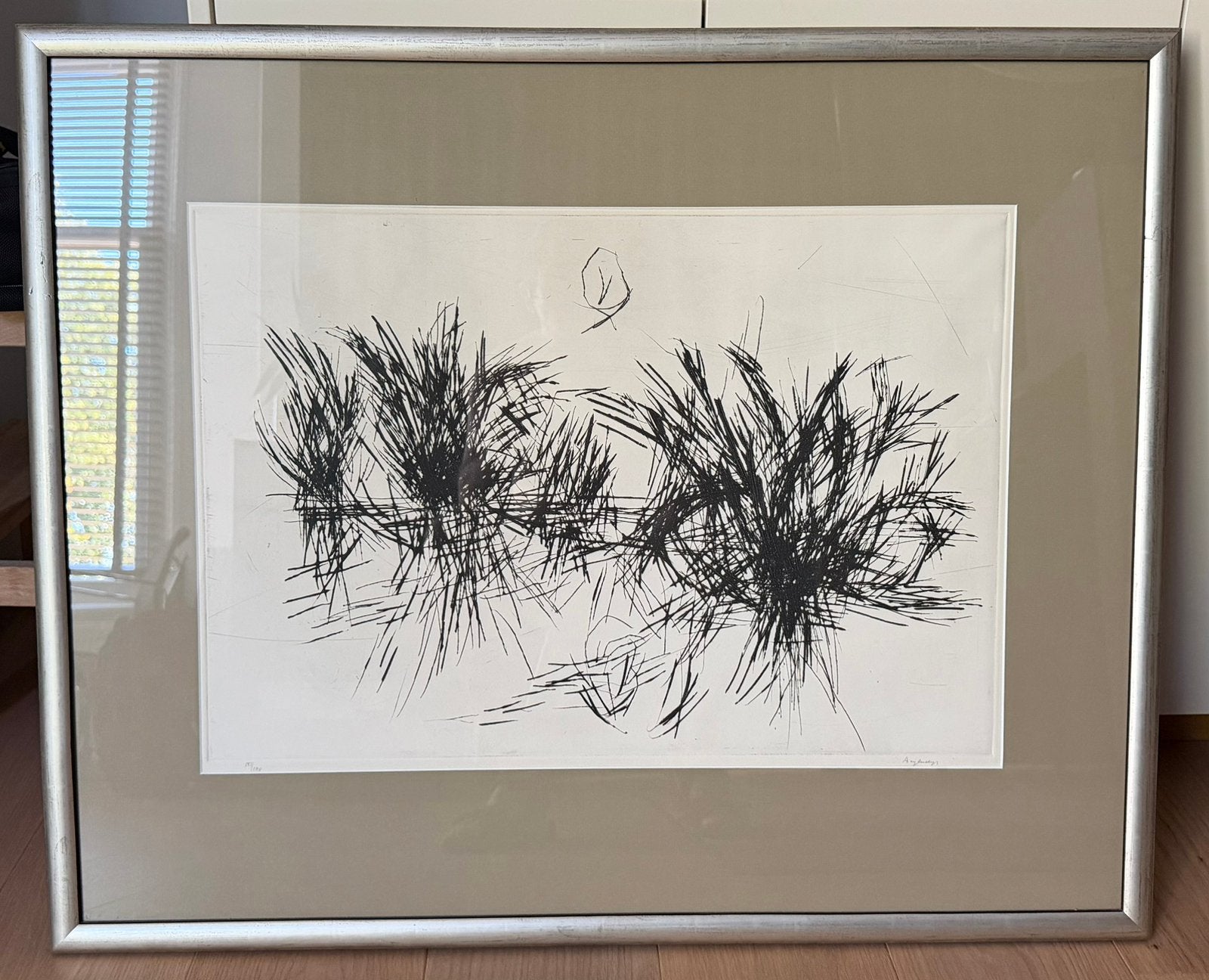 Anton Buytendijk – 2 etsen, gesigneerd, genummerd, ingelijst, Gelimiteerde oplage, Ophalen, Abstract, Ets